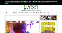 Desktop Screenshot of lavocedimanduria.it